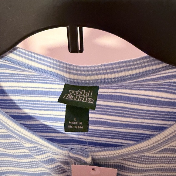 Wild Fable Sleeveless Button-Front Ribbed Mini Skater Dress Size L NWT - Picture 2 of 8